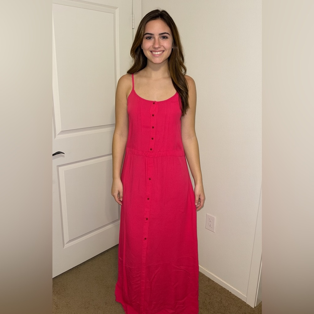 Pre owned Tommy girl maxi sleeveless dress size medium